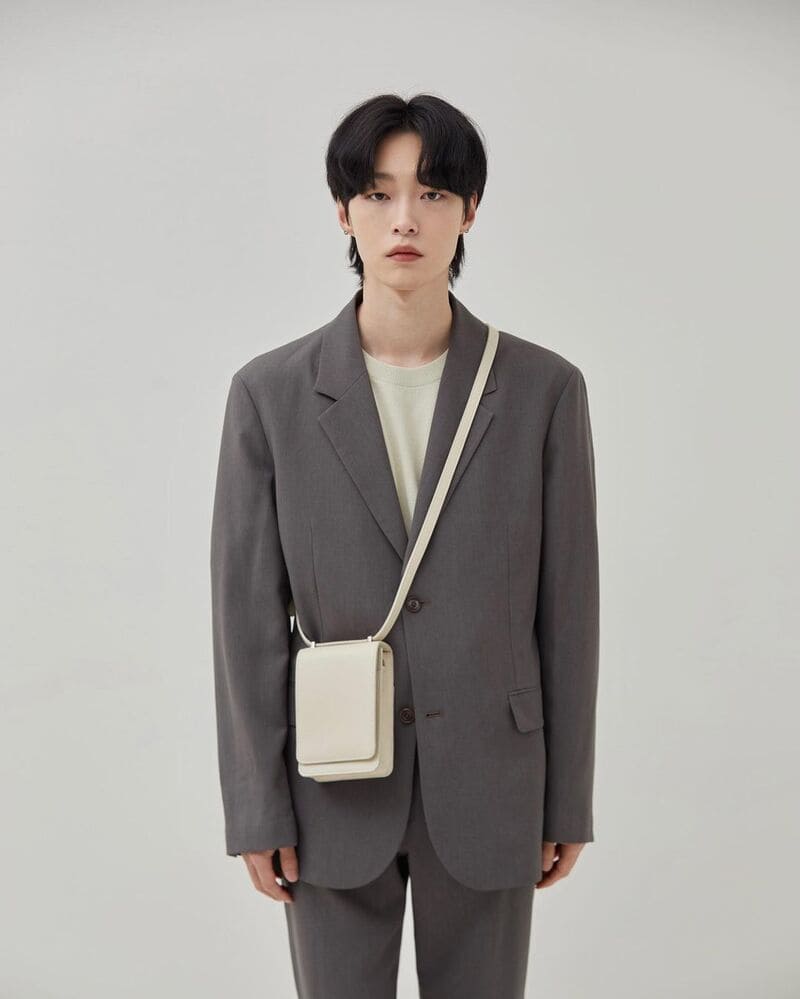 phối đồ với áo blazer nam đơn giản